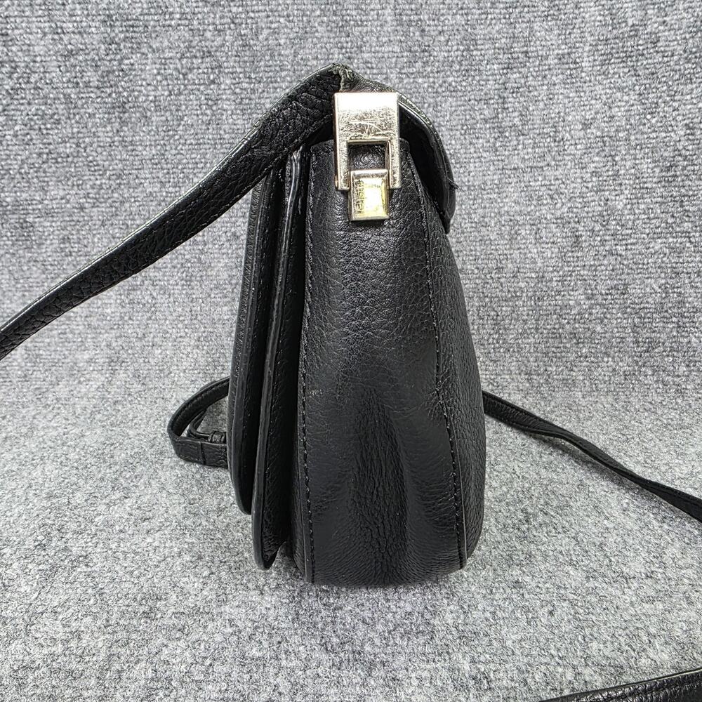 Kate Spade Crossbody Bag Womens Small Black Pebbled Cow Leather Shoulder Purse - Picture 5 of 16